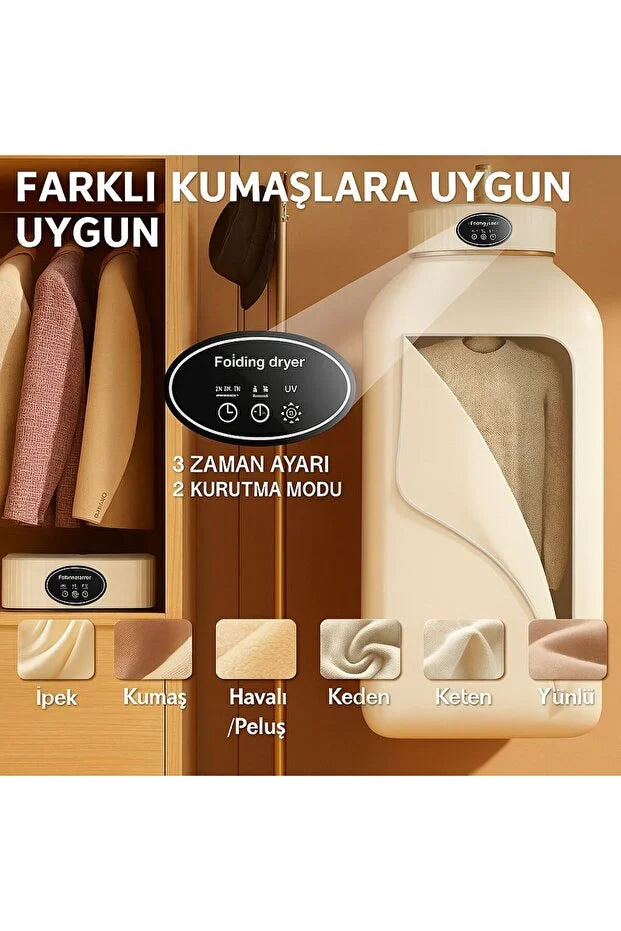 Taşınabilir Çamaşır Kurutma Makinesi, Uzaktan Kumandalı Mini Çamaşır Kurutma Makinesi