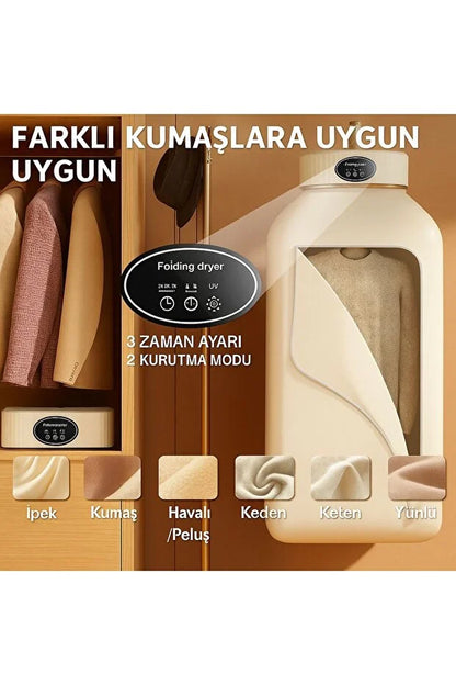 Taşınabilir Çamaşır Kurutma Makinesi, Uzaktan Kumandalı Mini Çamaşır Kurutma Makinesi