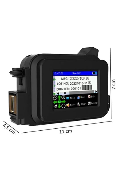 Mini El Tipi Inkjet Kodlama Makinesi