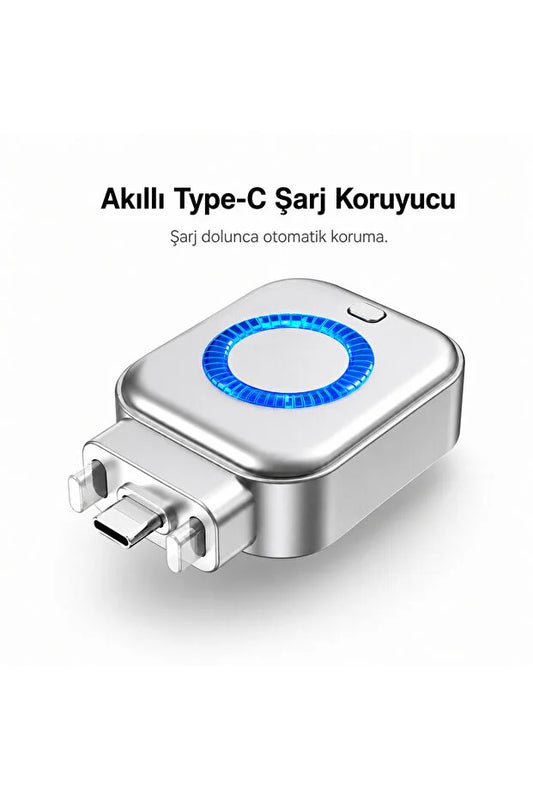 Akıllı Şarj Kesici Type-C Adaptör