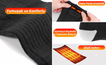 USB Şarj Edilebilir Elektrikli Termal Çorap