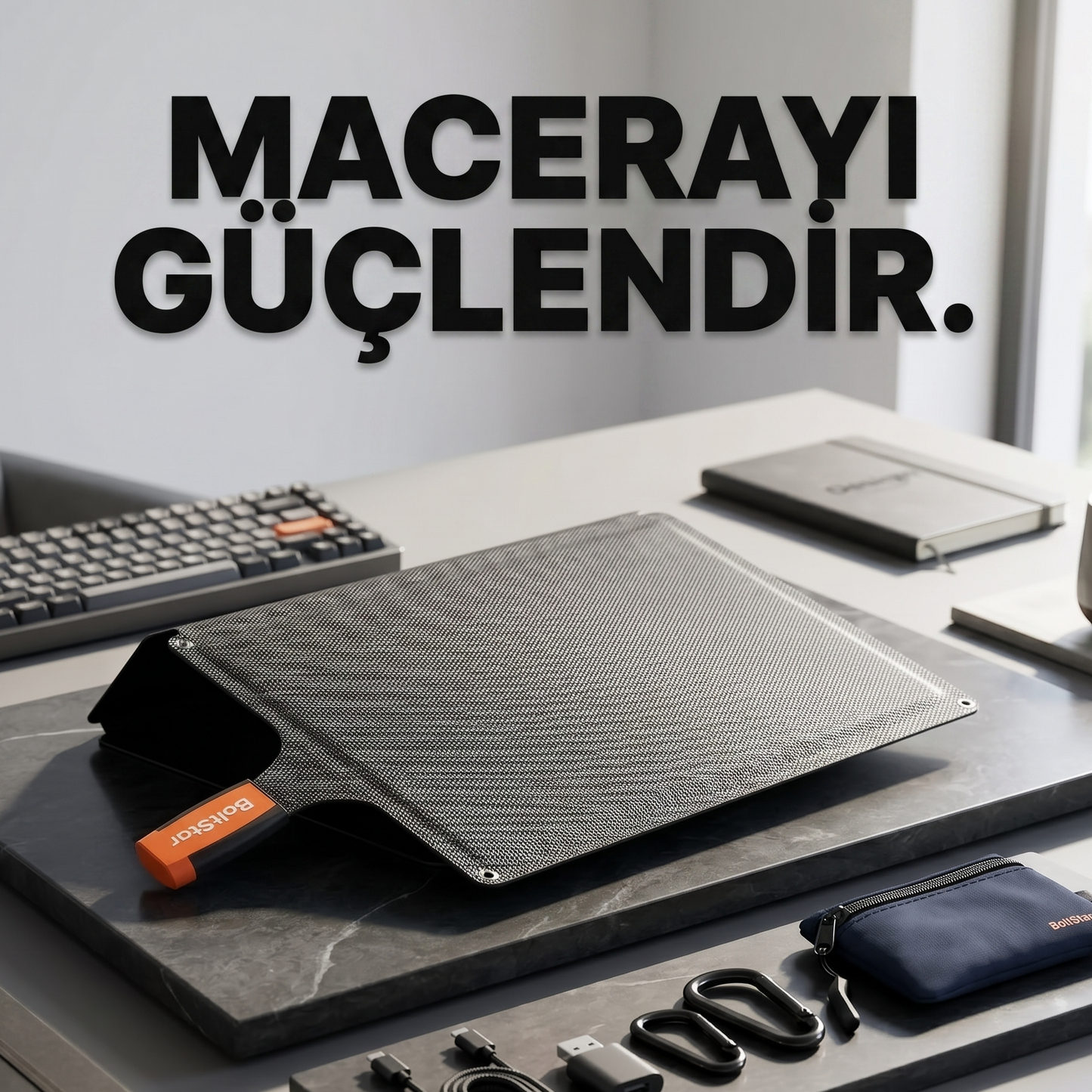40W  Katlanabilir Güneş Paneli Şarj Cihazı