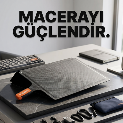 40W  Katlanabilir Güneş Paneli Şarj Cihazı